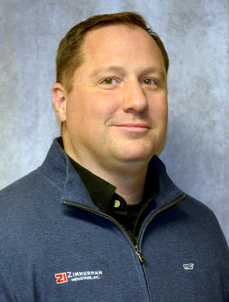 Professional headshot of Phil Strogan, Customer Service Manager of Zimmerman Industries, Inc. - the inventor of the original volumetric concrete mixer, made in the USA.