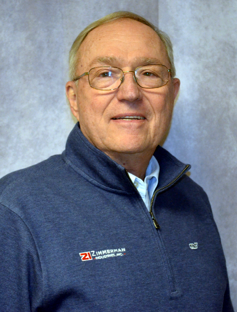 Professional headshot of Tom Maffucci, Corporate Sales of Zimmerman Industries, Inc. - the inventor of the original volumetric concrete mixer, made in the USA.